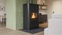 HS FLAMINGO krbová kamna AQUAFLAM 25 s výměníkem manuální regulace černá