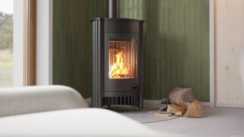 HS FLAMINGO krbová kamna MASTERFLAMME Medie I - černá