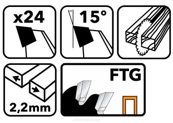POWERMAT TDD-185x20x24Z Pilový kotouč na dřevo 185x20mm 24Z