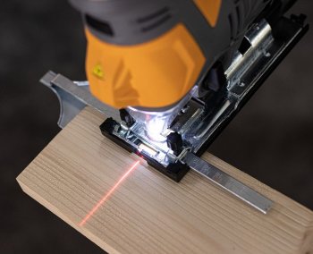 POWERMAT Elektrická přímočařá pila s laserem PM-JS-1450T