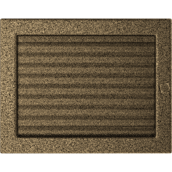 Krbová mřížka 22x30 BASIC staré zlato s žaluzií