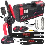 AKU řetězová pila POWERMAT RTMPA0064, 15 cm, 21 V, 2000 mAh, 2x baterie