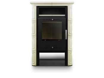 Kachlová kamna NORDflam VERA, 6 kW, cappuccino