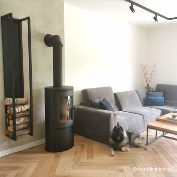 KRATKI krbová kamna KOZA AB - černá