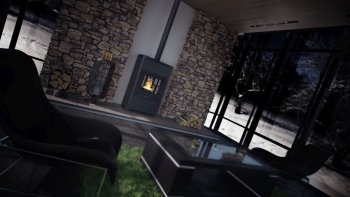 HS FLAMINGO krbová kamna AQUAFLAM 25 s výměníkem manuální regulace černá