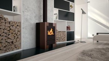 HS FLAMINGO krbová kamna ESPO II - hnědá