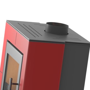 HS FLAMINGO krbová kamna EVENES - červená