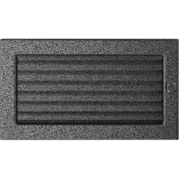 Krbová mřížka 17x30 BASIC staré stříbro s žaluzií
