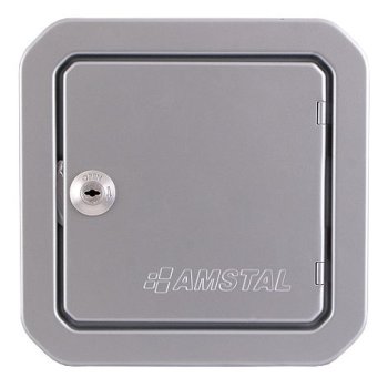 Revizní komínová dvířka 140x140, stříbrná