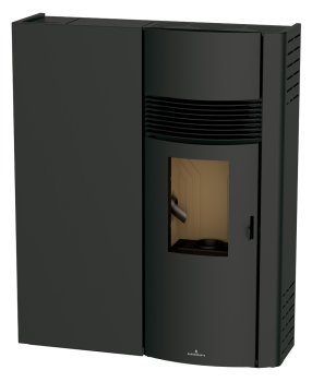 Peletová kamna Bronpi ADRY, 10 kW, černá