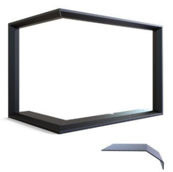 Rámek UNI INTRA SM rohový - úhlový, hluboký (Q07/Q08)