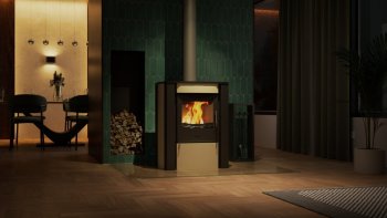 HS FLAMINGO krbová kamna AMOS - krémová