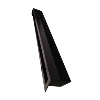 Nordflam krbová mřížka AERO 38x6cm - černá