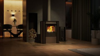 HS FLAMINGO krbová kamna AMOS - šedá