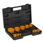 Kraft&Dele KD10758 Sada vykružovacích vrtáků do dřeva a kovu 17 ks