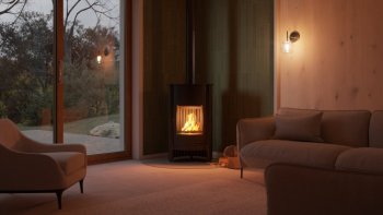 HS FLAMINGO krbová kamna MASTERFLAMME Grande I - černá