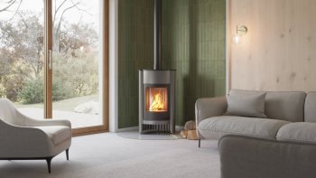 HS FLAMINGO krbová kamna MASTERFLAMME Grande I - šedá