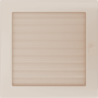 Krbová mřížka 22x22 BASIC krémová s žaluzií