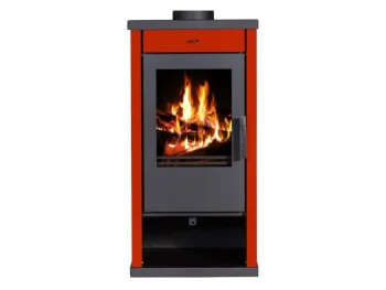 VICTORIA krbová kamna Vanessa Lux - červená