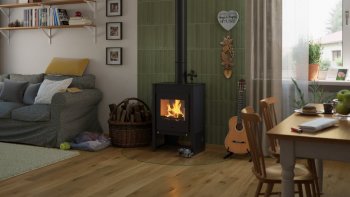 HS FLAMINGO krbová kamna KUALA - černá