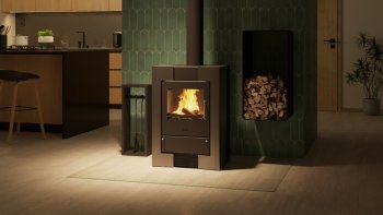 HS FLAMINGO krbová kamna ESPO II - šedá