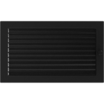 Krbová mřížka 22x37 BASIC černá s žaluzií