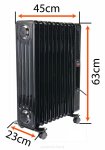 POWERMAT PM-GOL-3000DLW Elektrický olejový radiátor 2,5kW