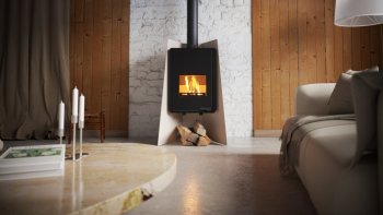 HS FLAMINGO krbová kamna DELUXE ISLAND - krémová