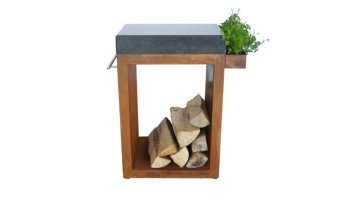 ARTISS Stůl Corten malý 60 x 45 x 91 cm - žula