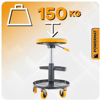 POWERMAT PM-SWA-150T Teleskopické dílenské sedátko