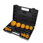 Kraft&Dele KD10758 Sada vykružovacích vrtáků do dřeva a kovu 17 ks