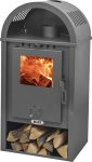 Krbová kamna BLIST B10, 7 kW, antracit