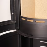 Ekoflam krbová kamna Pavia - černá (II. jakost)