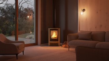 HS FLAMINGO krbová kamna MASTERFLAMME Piccolo I - olivová