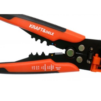 Kraft&Dele KD10535 Kleště na odizolování kabelů vodičů stahovák 0,5 - 6mm