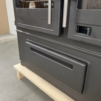 PLAMEN krbová kamna SLAVONAC N levý - černý