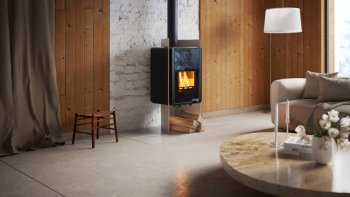 HS FLAMINGO krbová kamna DELUXE PULAU - krémová