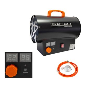 Kraft&Dele plynový ohřívač KD11700 s termostatem a regulátorem tlaku - 25 kW