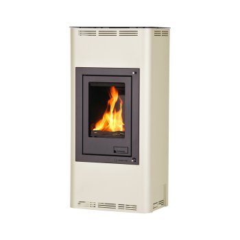 HS FLAMINGO krbová kamna AQUAFLAM 12 s výměníkem základní regulace krémová