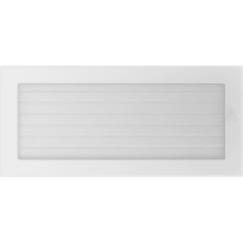 Krbová mřížka 17x37 BASIC bílá s žaluzií