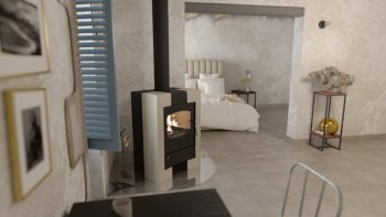 HS FLAMINGO krbová kamna ESPO I - krémová