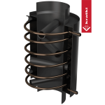 Kratki teplovodní výměník TURBODYM 200mm s chladící smyčkou