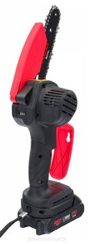 POWERMAT Ruční AKU řetězová pila 4"+6" 21V, 2x baterie RTMPA0064