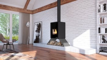 HS FLAMINGO krbová kamna DELUXE SENAI - šedá