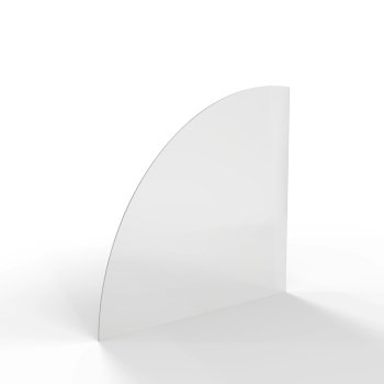 HS Flamingo sklo pod kamna - Výseč 1000x1000 mm / 6 mm