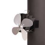 Ventilátor na kouřovod FLAMINGO čtyřlopatkový magnetický, stříbrný