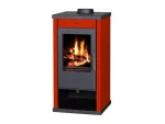 VICTORIA krbová kamna Vanessa Lux - červená
