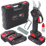 AKU nůžky na větve RED TECHNIC RTSA0063, 2x20 V, 2 Ah