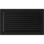 Krbová mřížka 22x37 BASIC černá s žaluzií