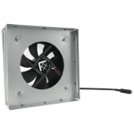 Redukce do mřížky 17x17 s ventilátorem a senzorem - 100 mm